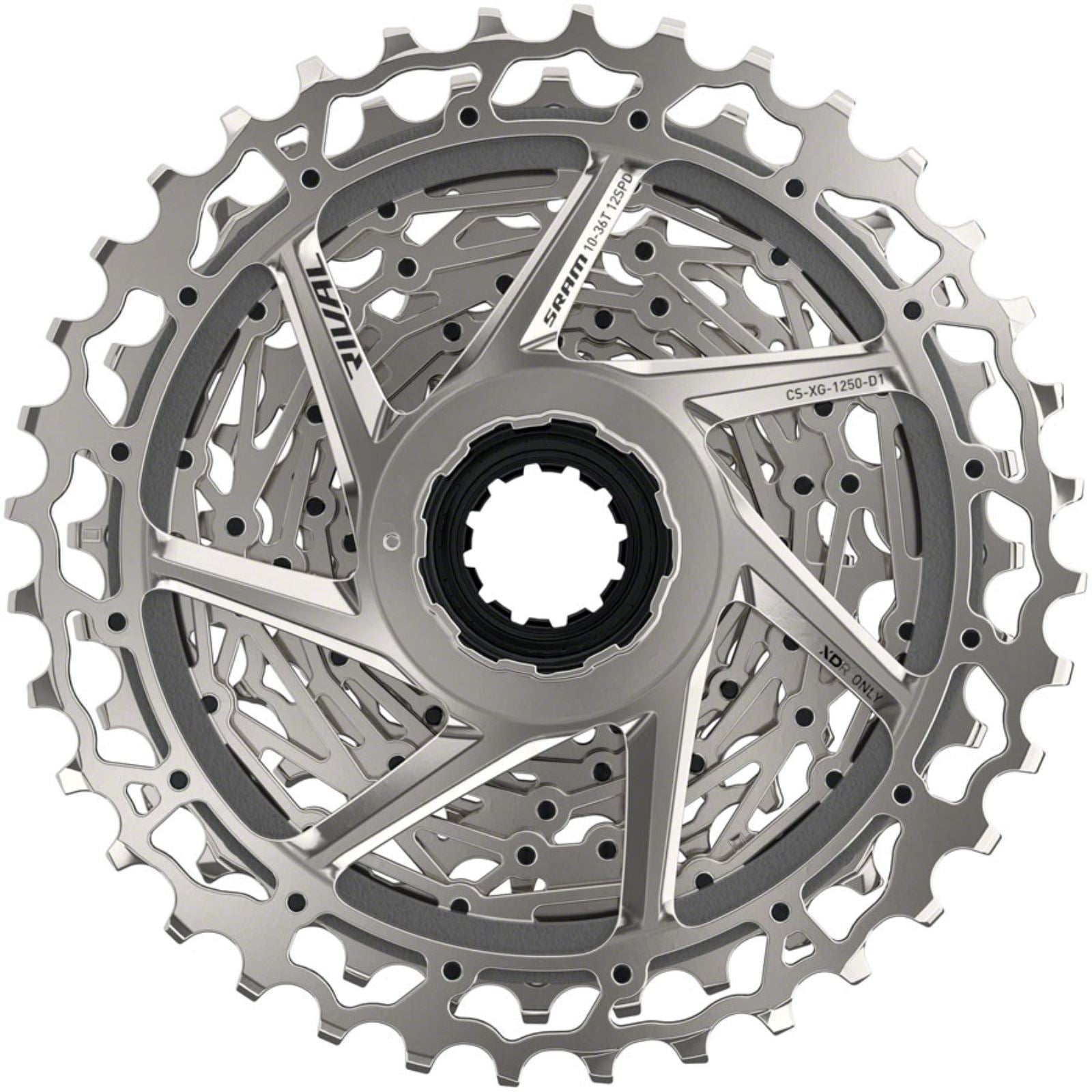 SRAM XG-1250 Cassette - Silver - Speed: 12 - 10-36T [MPN: 00.2418.116.001]_1296435
