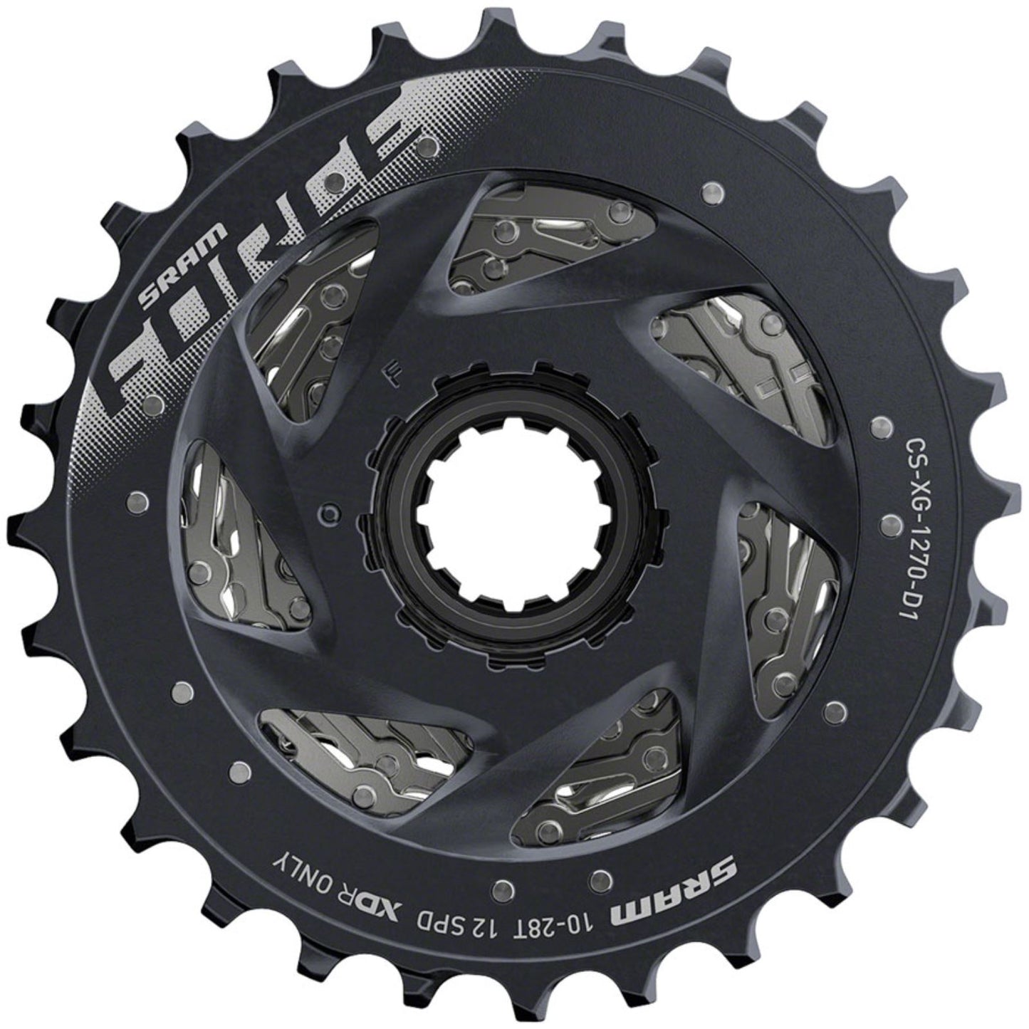 SRAM XG-1270 Cassette - Silver Speed:12 - 10-28T [MPN: 00.2418.117.000]_1296292