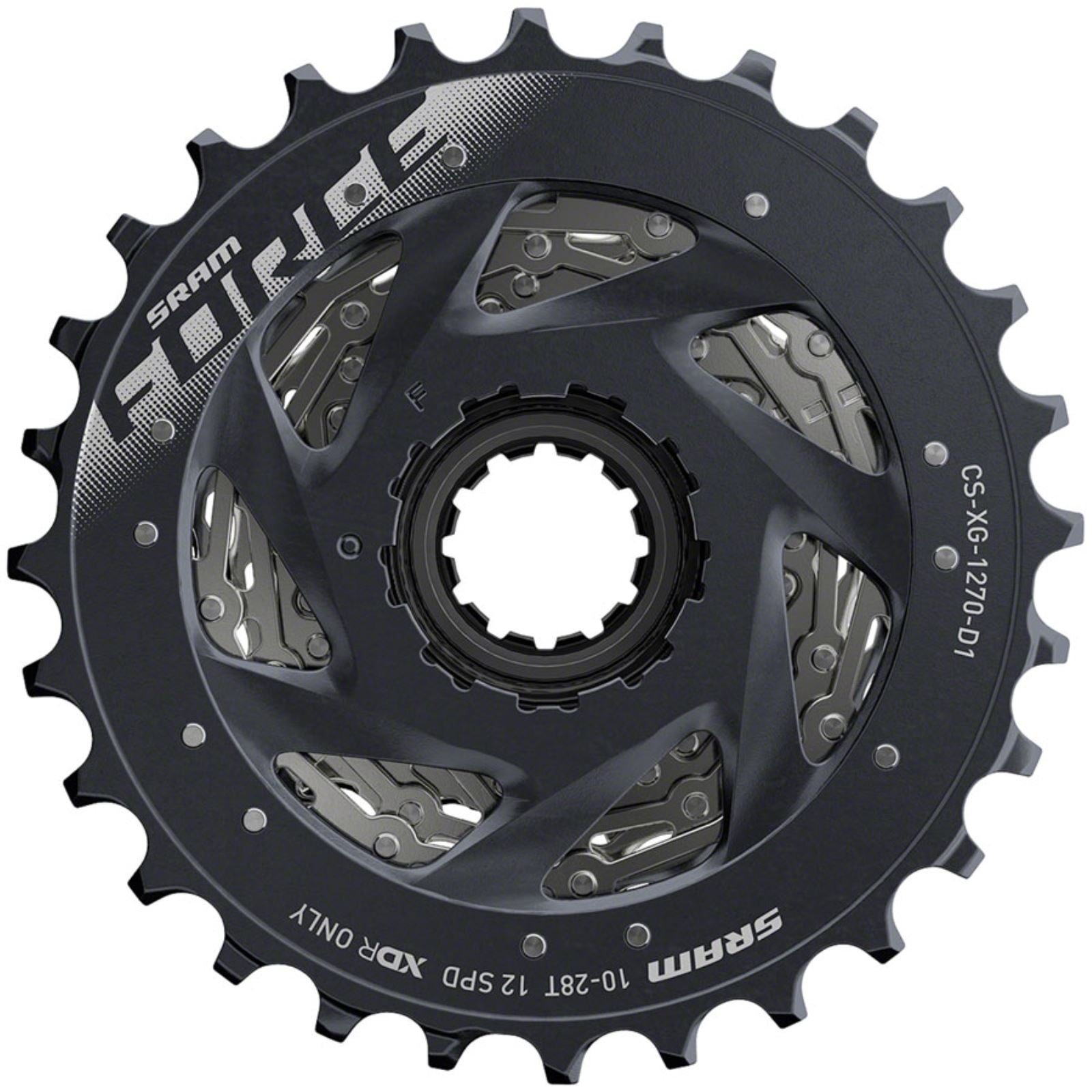 SRAM XG-1270 Cassette - Silver Speed:12 - 10-28T [MPN: 00.2418.117.000]_1296292