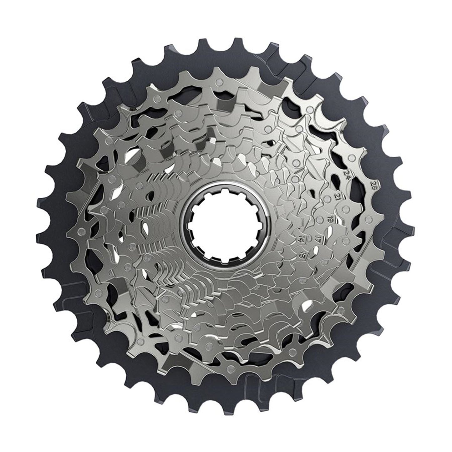 SRAM XG-1270 Cassette - Silver Speed:12 - 10-33T [MPN: 00.2418.117.001]_1122218
