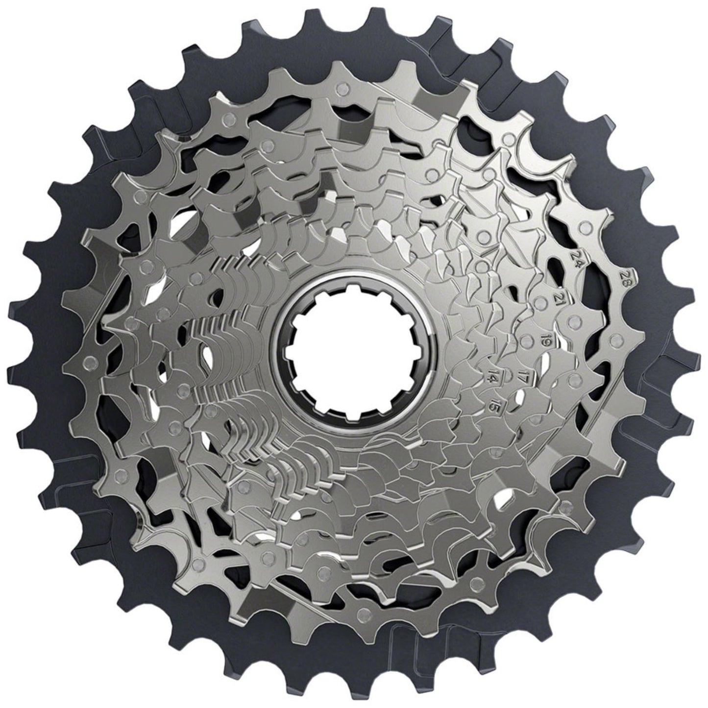 SRAM XG-1270 Cassette - Silver Speed:12 - 10-33T [MPN: 00.2418.117.001]_1296396
