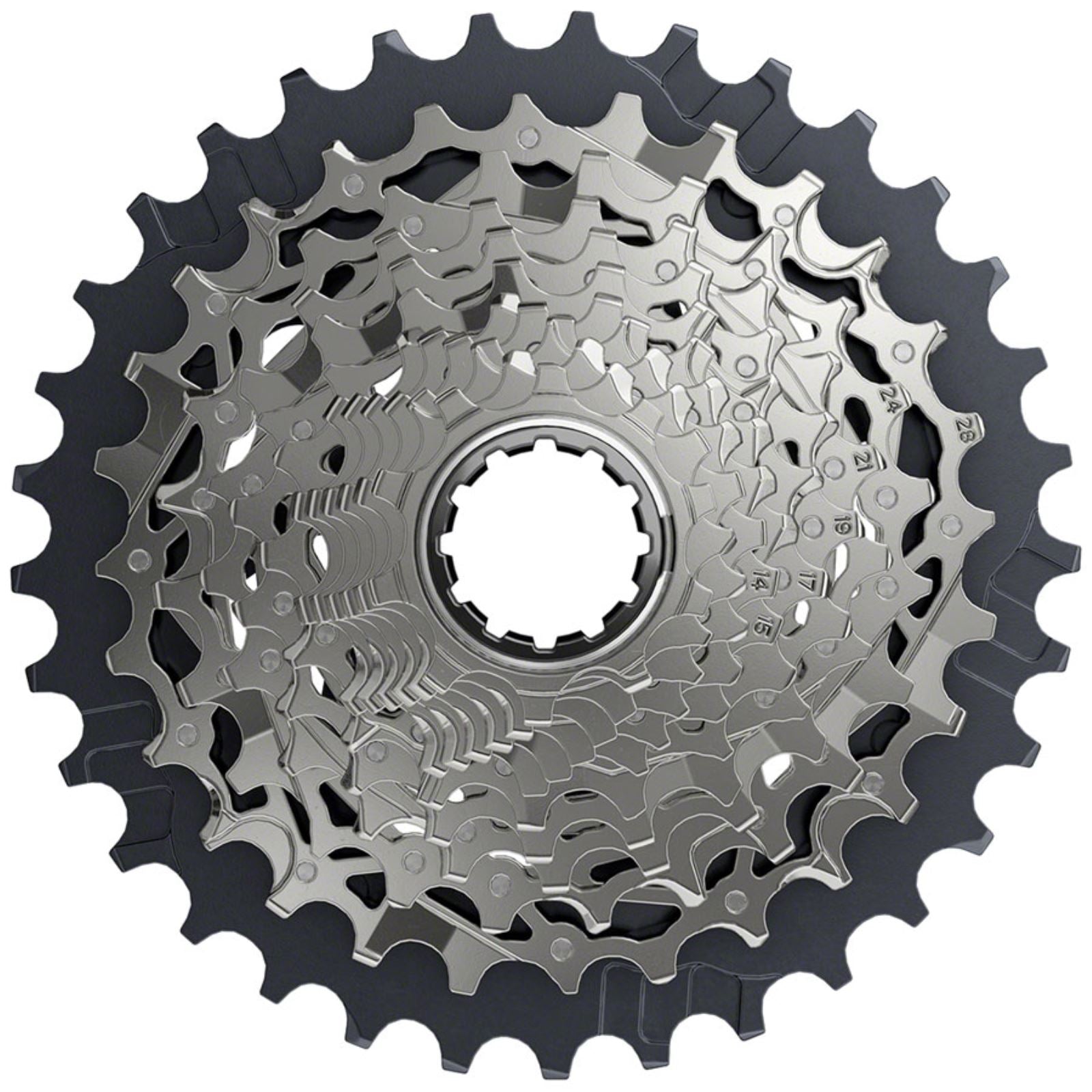SRAM XG-1270 Cassette - Silver Speed:12 - 10-33T [MPN: 00.2418.117.001]_1296396