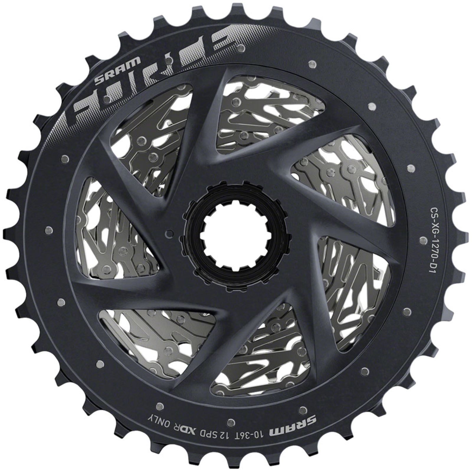 SRAM XG-1270 Cassette - Silver - Speed: 12 [MPN: 00.2418.117.002]_1296438