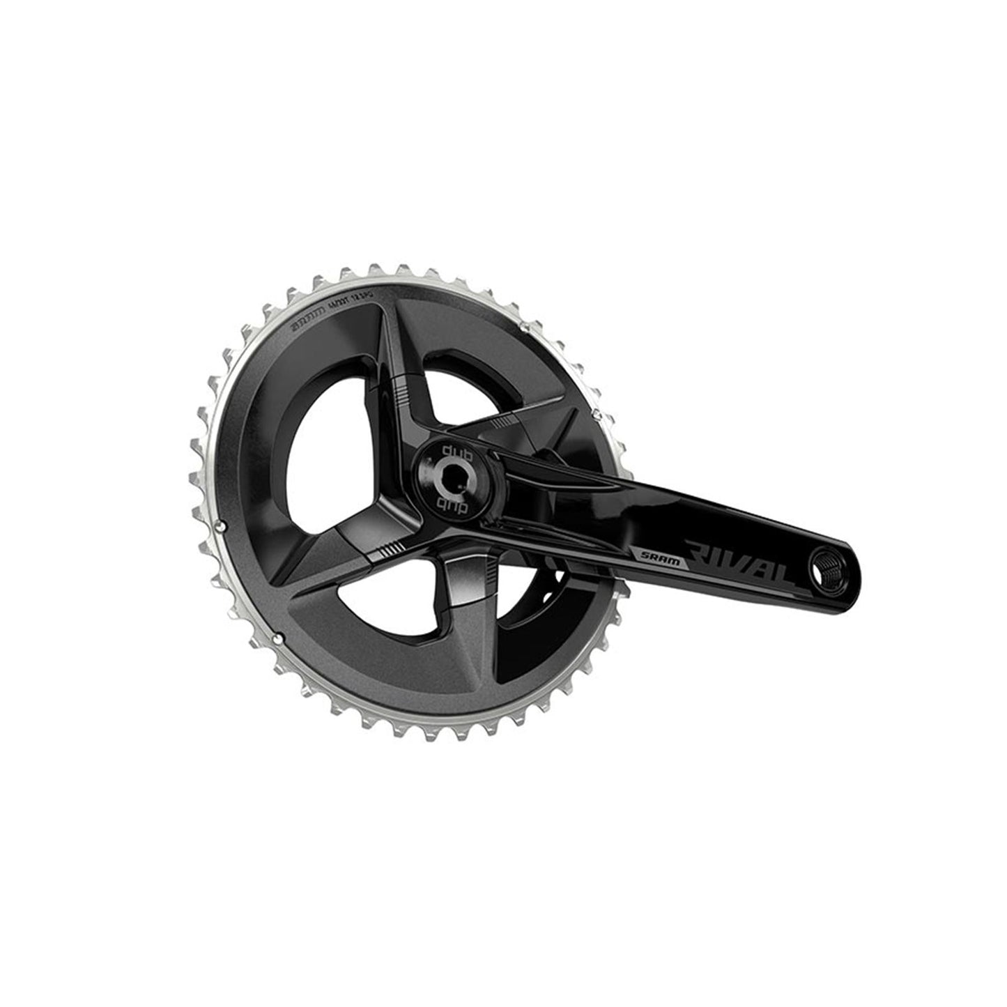 SRAM Rival D1 2x Crankset BCD: 107 48/35 DUB 175mm - Black Road Disc [MPN: 00.6118.614.003]_1122262
