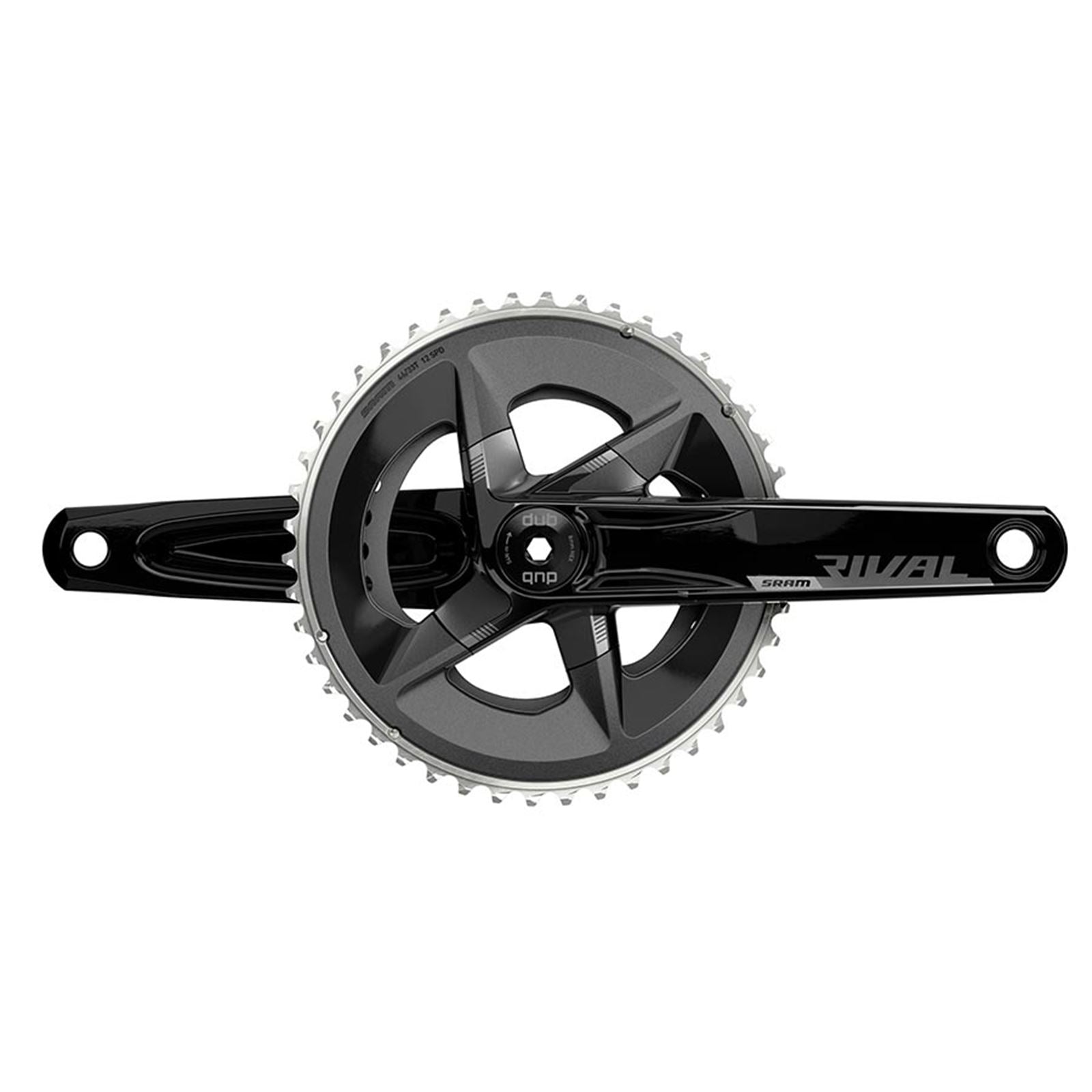 SRAM Rival D1 2x Crankset Speed: 12 - 170mm - Black [MPN: 00.6118.614.005]_1122267