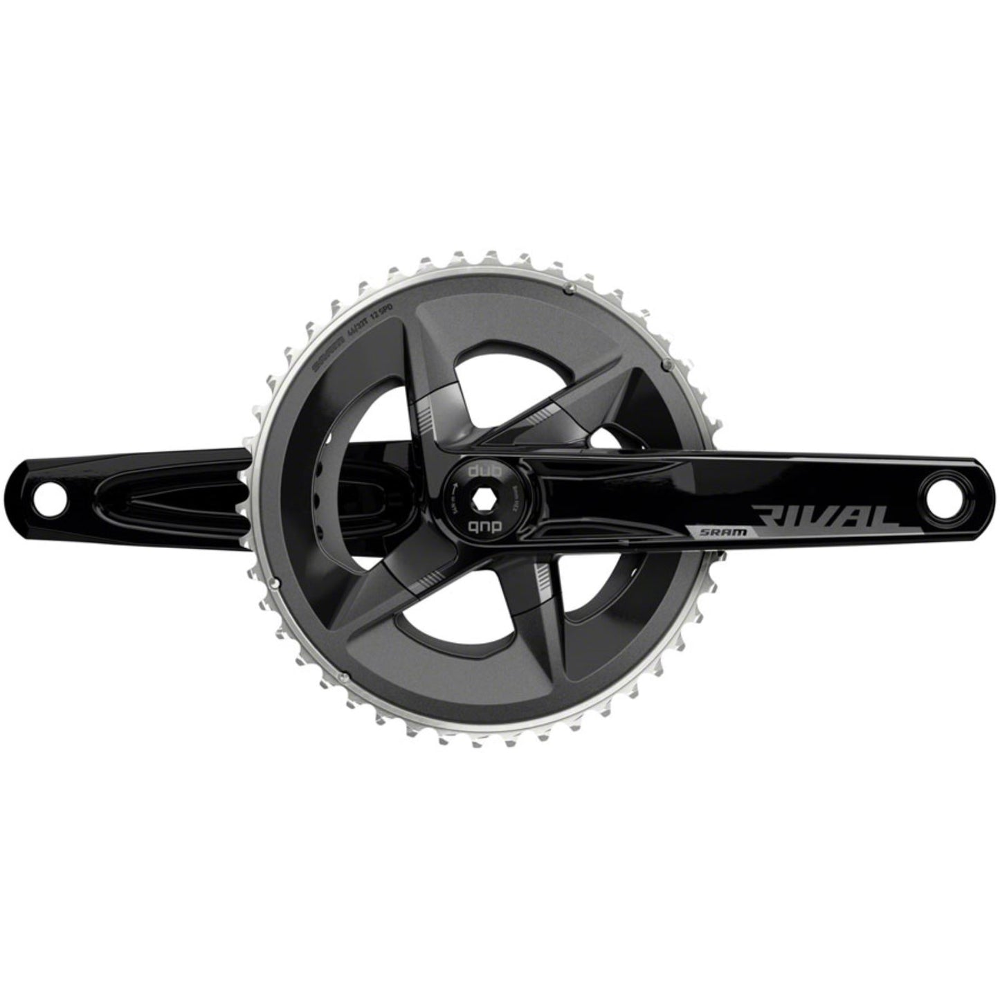 SRAM Rival D1 2x Crankset Speed: 12 - 175mm - Black [MPN: 00.6118.614.007]_1296567