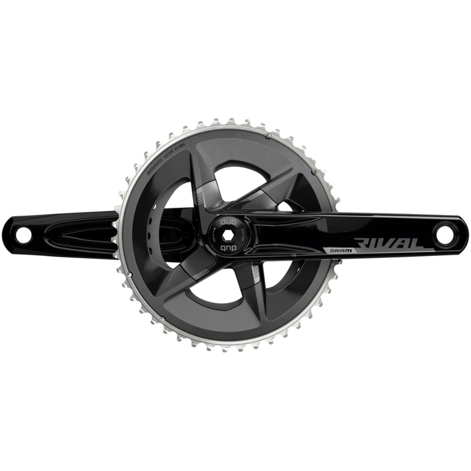 SRAM Rival D1 2x Crankset Speed: 12 - 175mm - Black [MPN: 00.6118.614.007]_1296567