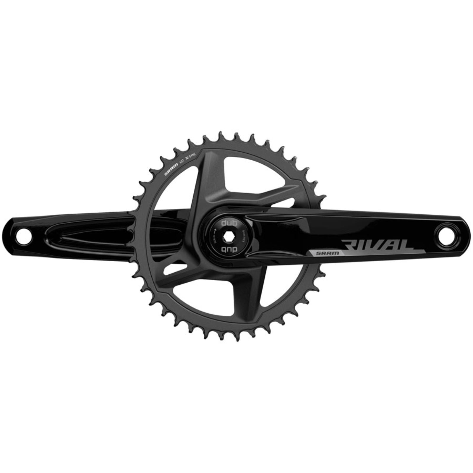 SRAM Rival 1 AXS Wide Crankset - Black - D1  [MPN: 00.6118.612.002]_1296477