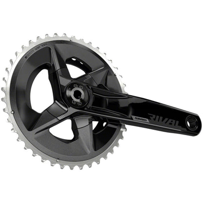 SRAM Rival D1 Wide 2x Crankset 175mm - Black - Road Disc [MPN: 00.6118.613.003]_1296447