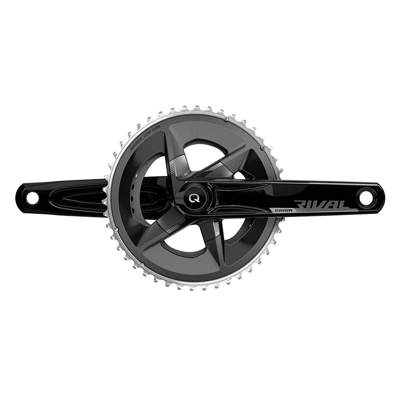 SRAM Rival D1 Quarq 2x Power Meter Crankset 175mm - Black [MPN: 00.3018.294.003]_1122315
