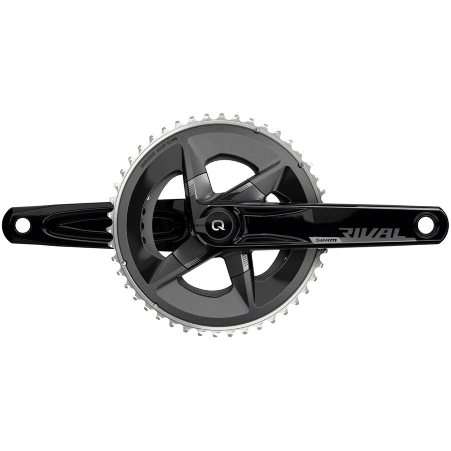 SRAM Rival D1 Quarq 2x Power Meter Crankset 175mm - Black [MPN: 00.3018.294.003]_1296581