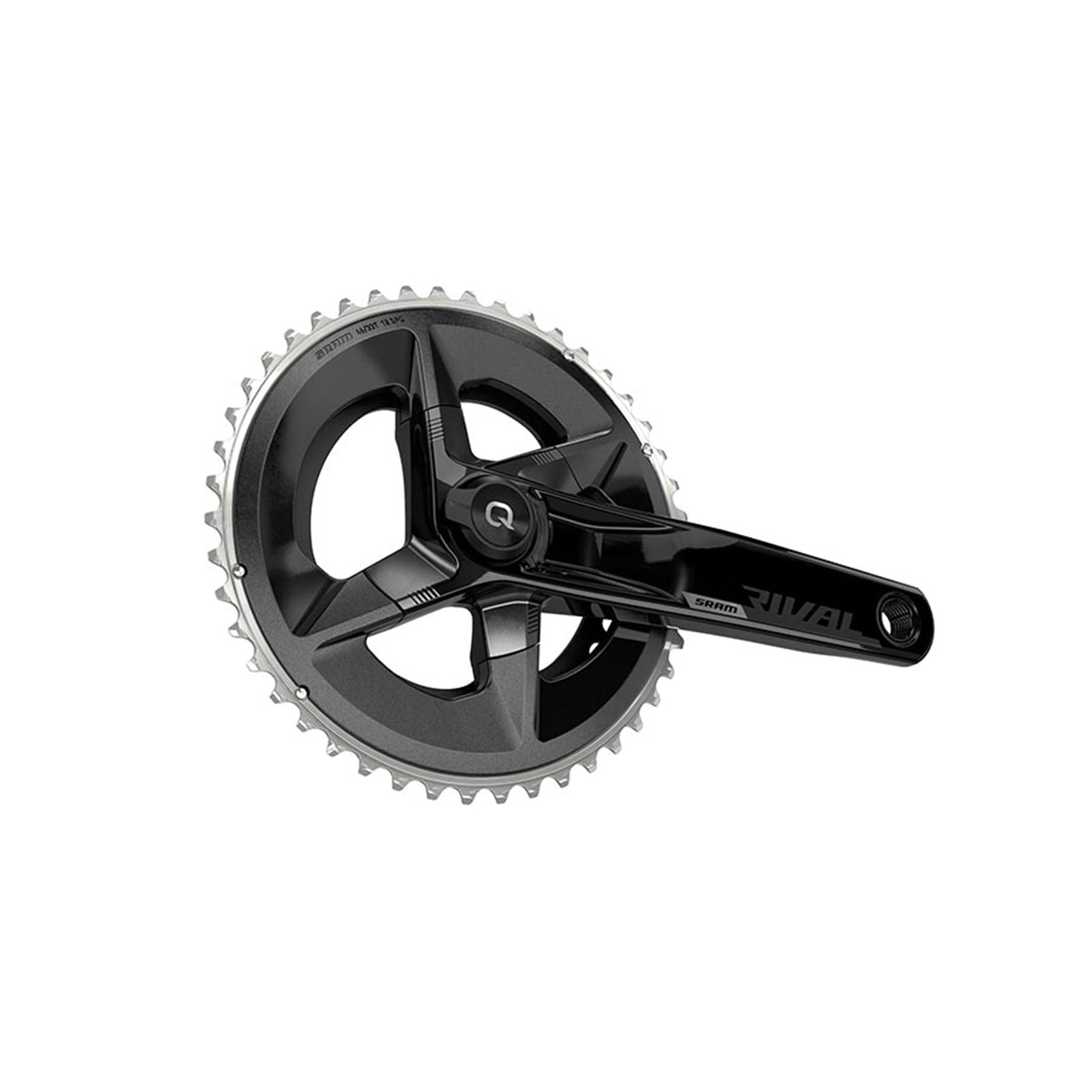 SRAM Rival D1 Quarq 2x Power Meter Crankset 175mm - Black [MPN: 00.3018.294.003]_1122316