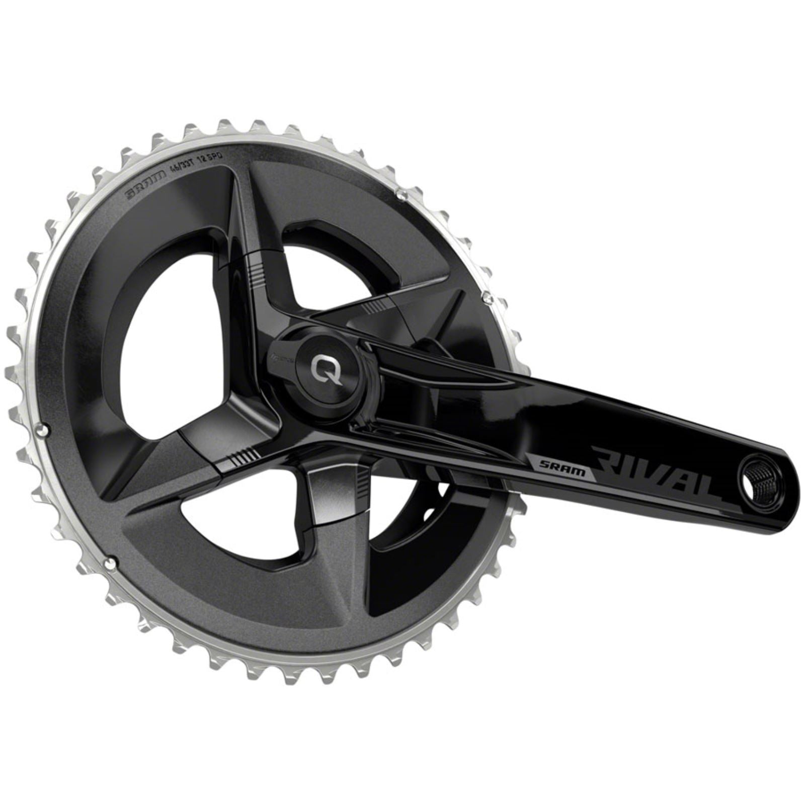 SRAM Rival D1 Quarq 2x Power Meter Crankset 175mm - Black [MPN: 00.3018.294.003]_1296582