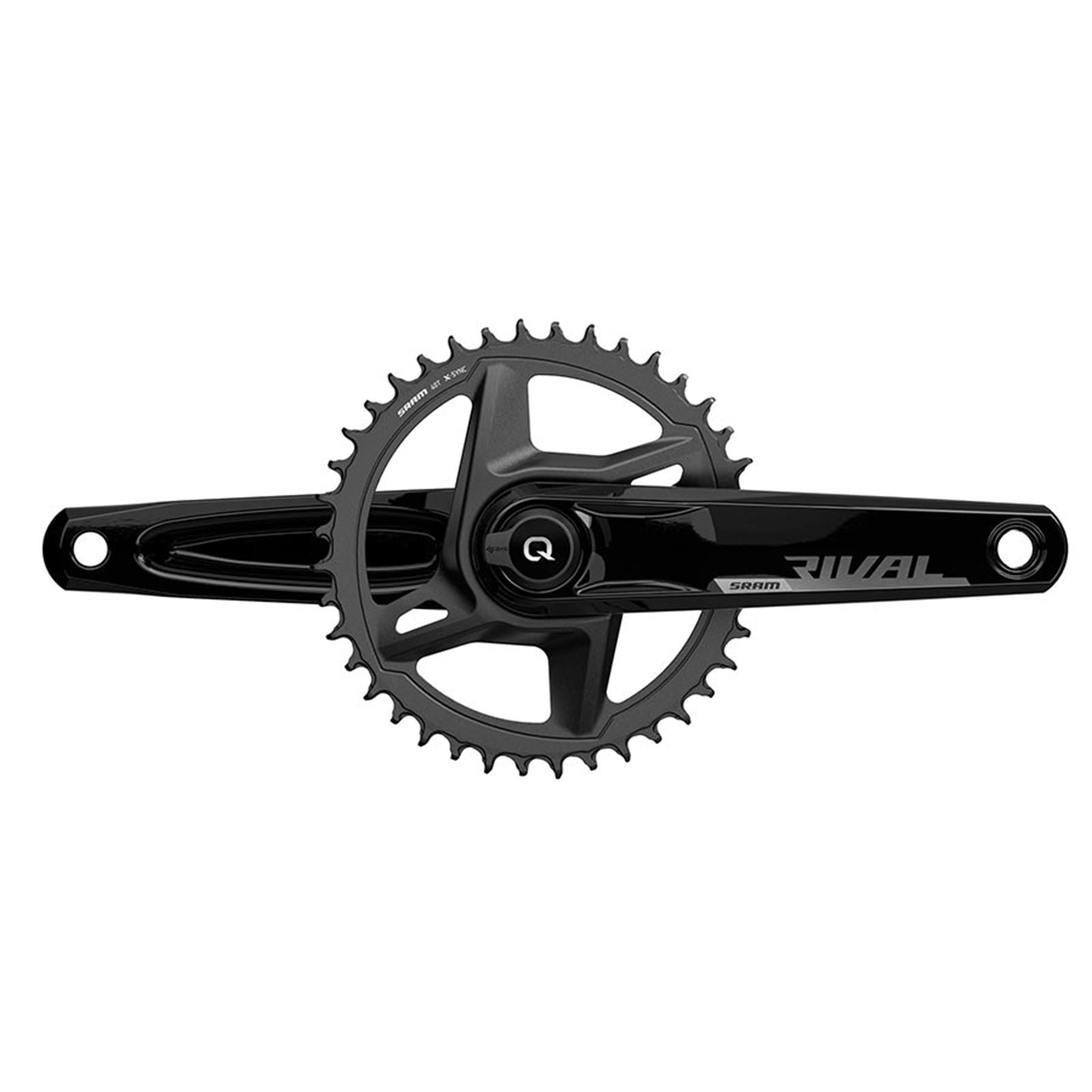 SRAM Rival D1 Quarq Wide 1x Power Meter Crankset 175mm - Black [MPN: 00.3018.296.007]_1122360