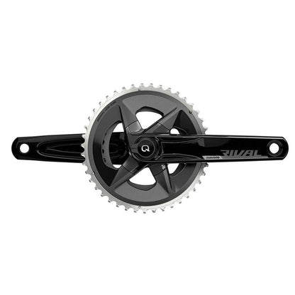 SRAM Rival D1 Quarq Wide 2x Power Meter Crankset - 175mm - Black [MPN: 00.3018.295.003]_1122371