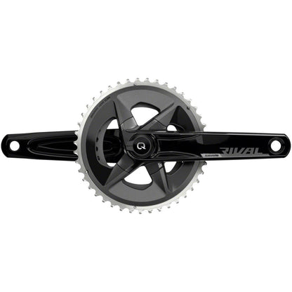 SRAM Rival D1 Quarq Wide 2x Power Meter Crankset - 175mm - Black [MPN: 00.3018.295.003]_1296542