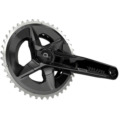 SRAM Rival D1 Quarq Wide 2x Power Meter Crankset - 175mm - Black [MPN: 00.3018.295.003]_1296568