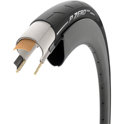 Pirelli - Bicycle PZero Race Road Bike Tire 700x30C - Black 4076400_1357531