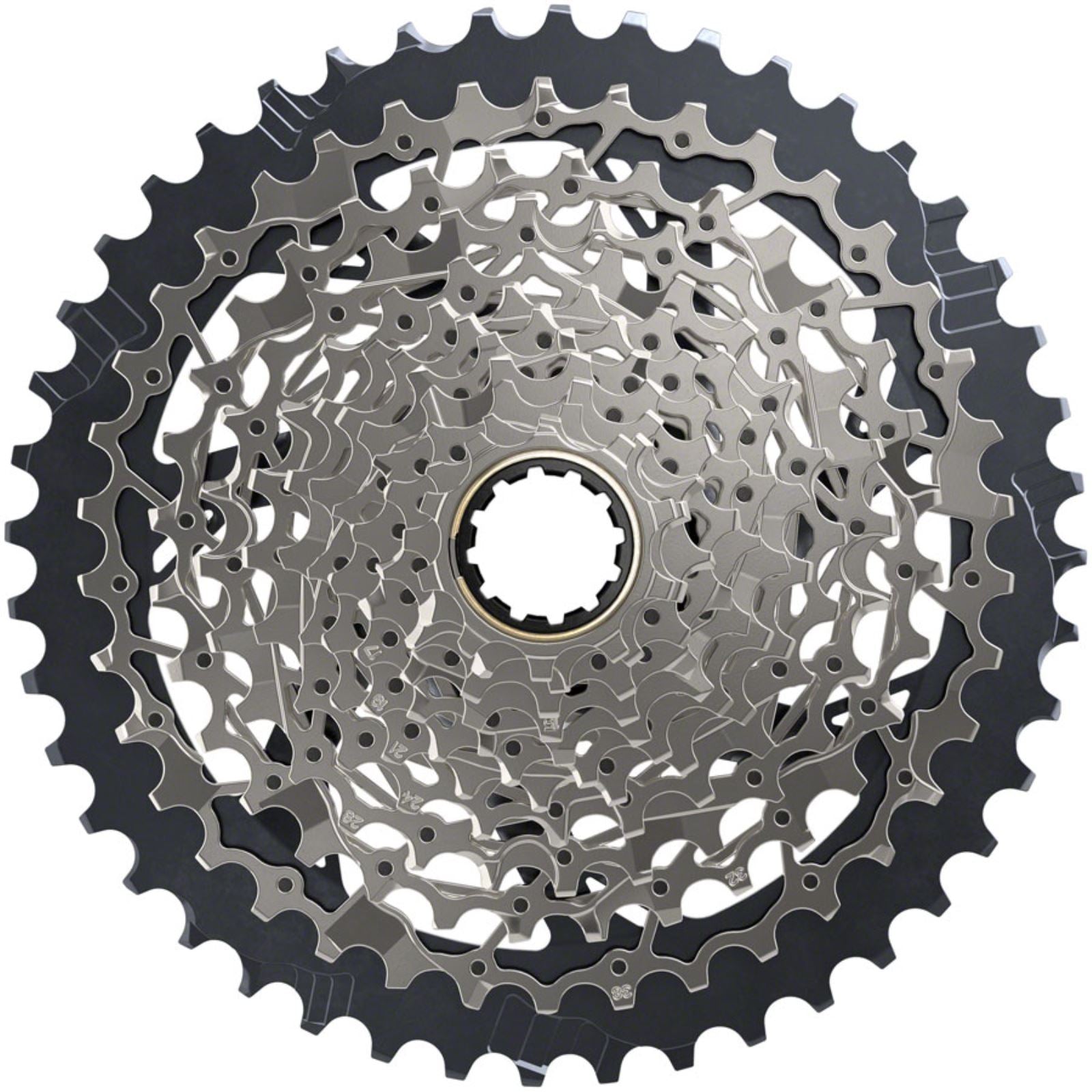 SRAM Cassette - 12-Speed, 10-44t, Silver, For XDR Driver Body [MPN: 00.2418.118.000]_1339099