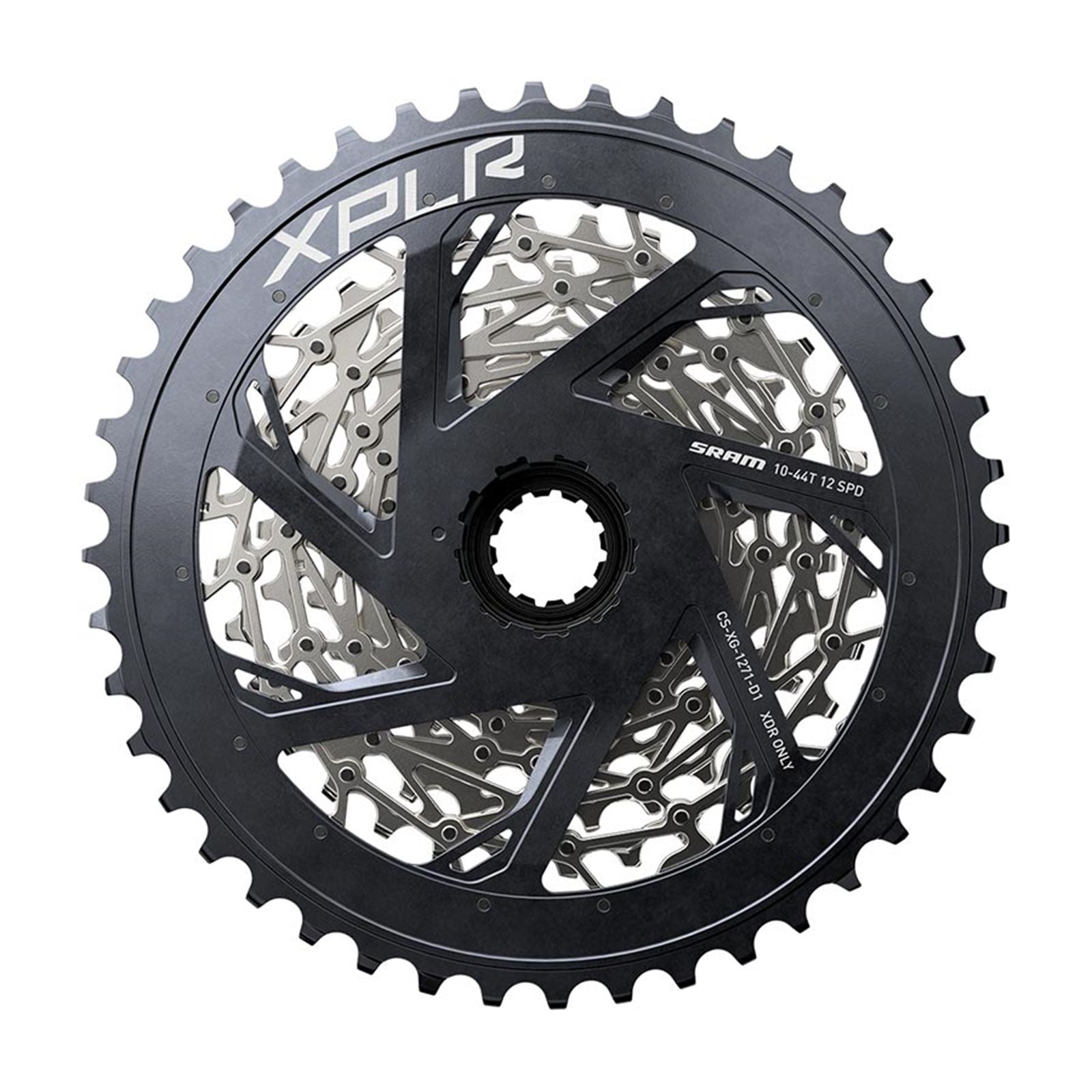 SRAM Cassette - 12-Speed, 10-44t, Silver, For XDR Driver Body [MPN: 00.2418.118.000]_1123537