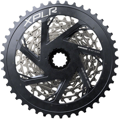 SRAM Cassette - 12-Speed, 10-44t, Silver, For XDR Driver Body [MPN: 00.2418.118.000]_1339101