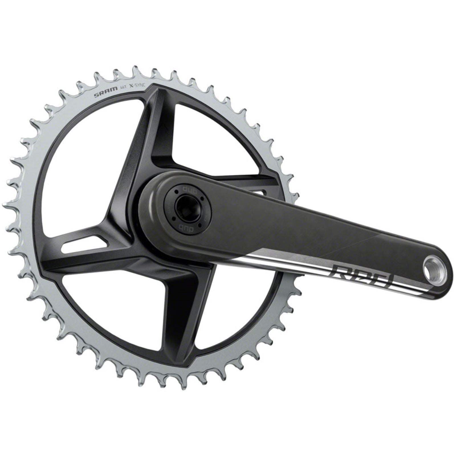 SRAM Red 1 AXS DM Crankset 175mm - Black - Road [MPN: 00.6118.619.004]_1339079