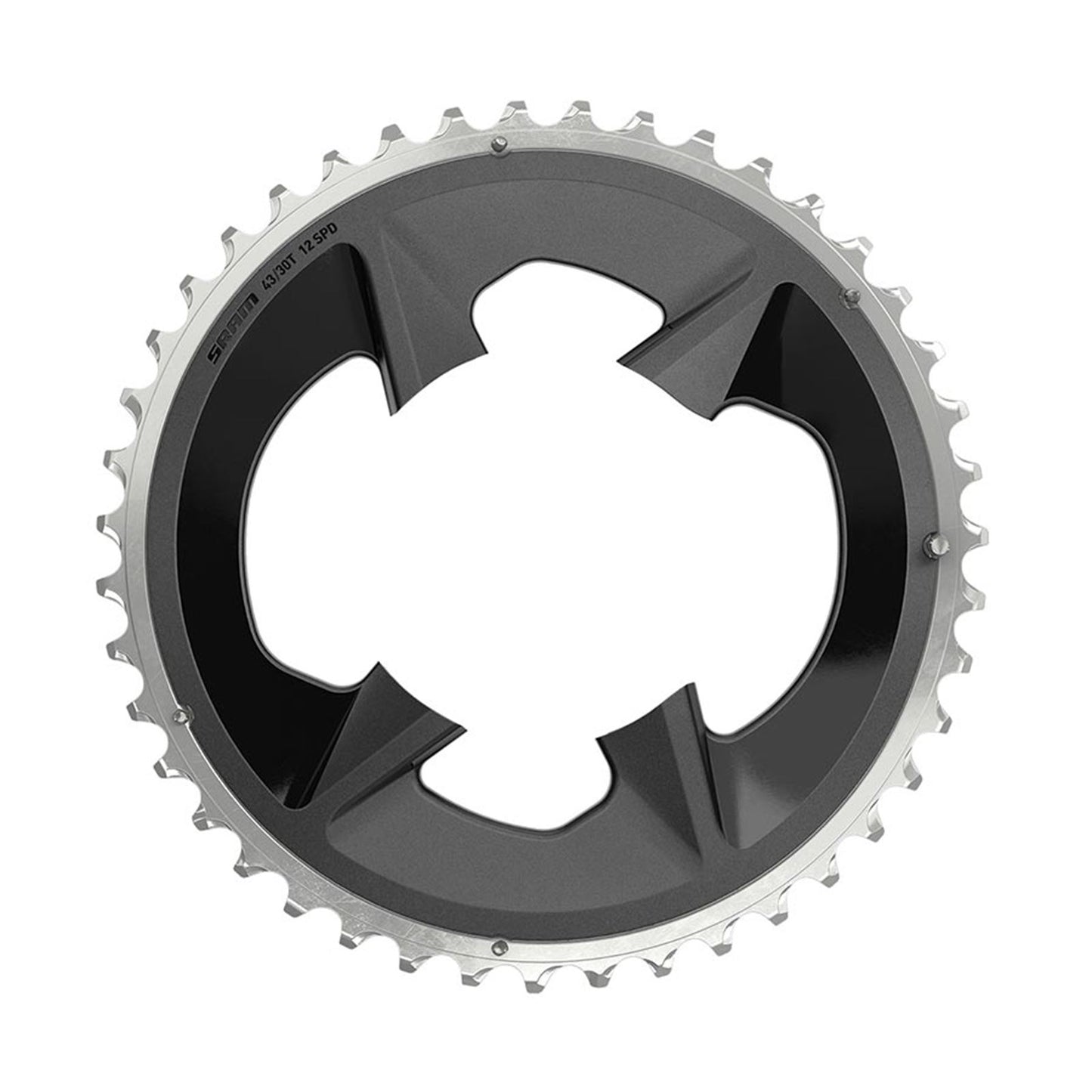 SRAM Rival D1 Wide 94mm Chainring Teeth: 43 - Aluminum - Black [MPN: 00.6218.028.000]_1123642