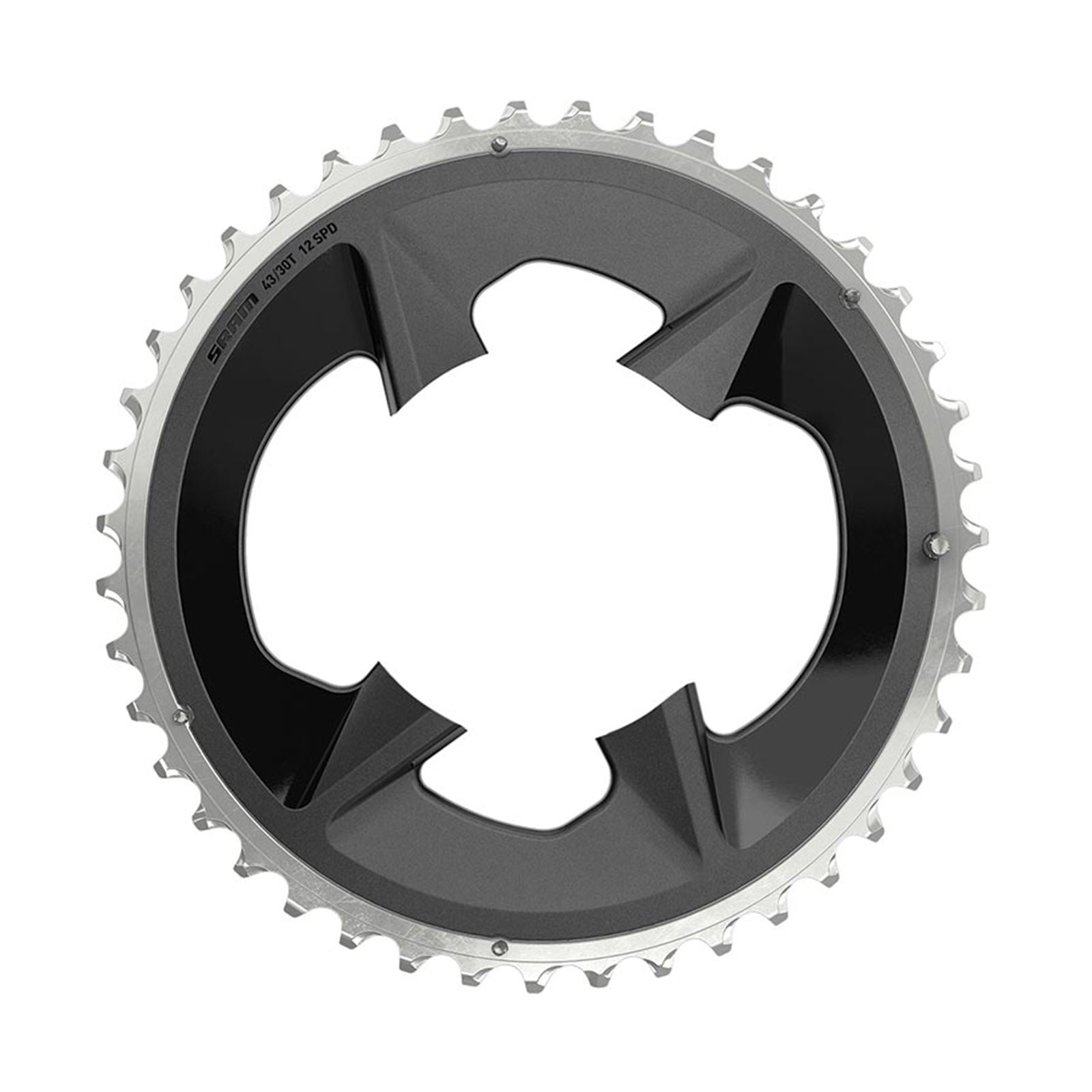 SRAM Rival D1 Wide 94mm Chainring Teeth: 43 - Aluminum - Black [MPN: 00.6218.028.000]_1123642