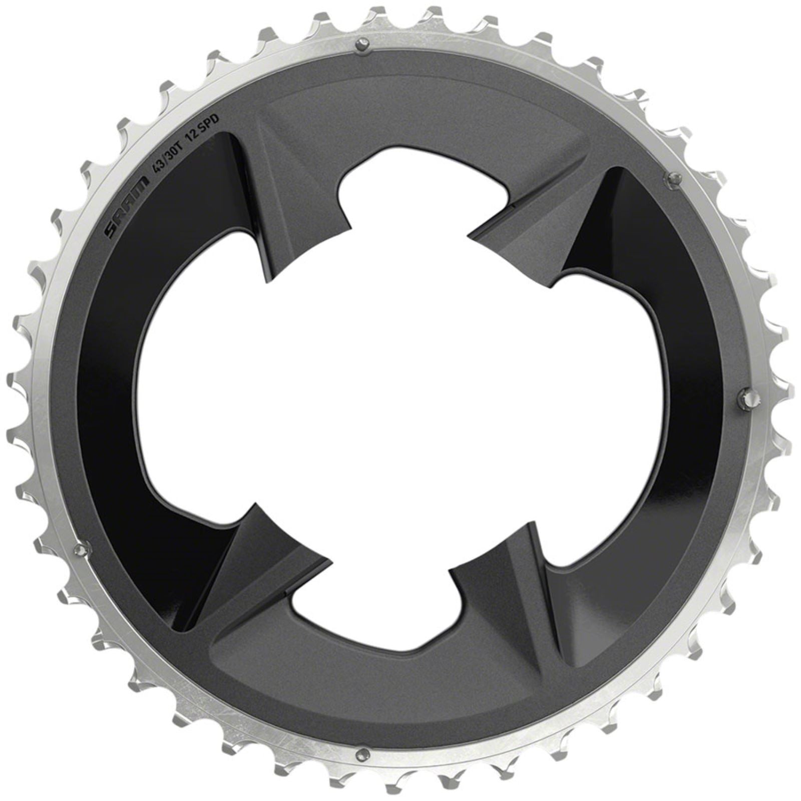 SRAM Rival D1 Wide 94mm Chainring Teeth: 43 - Aluminum - Black [MPN: 00.6218.028.000]_1296415