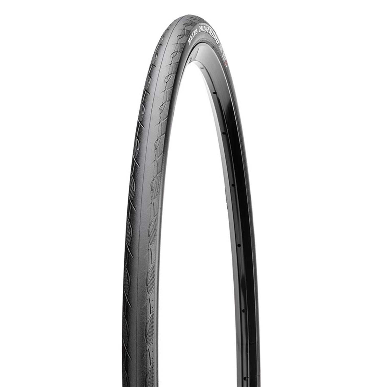 Maxxis - Bicycle High Road Bike Tire 700x25C 170TPI - Black TB00329500_1123696