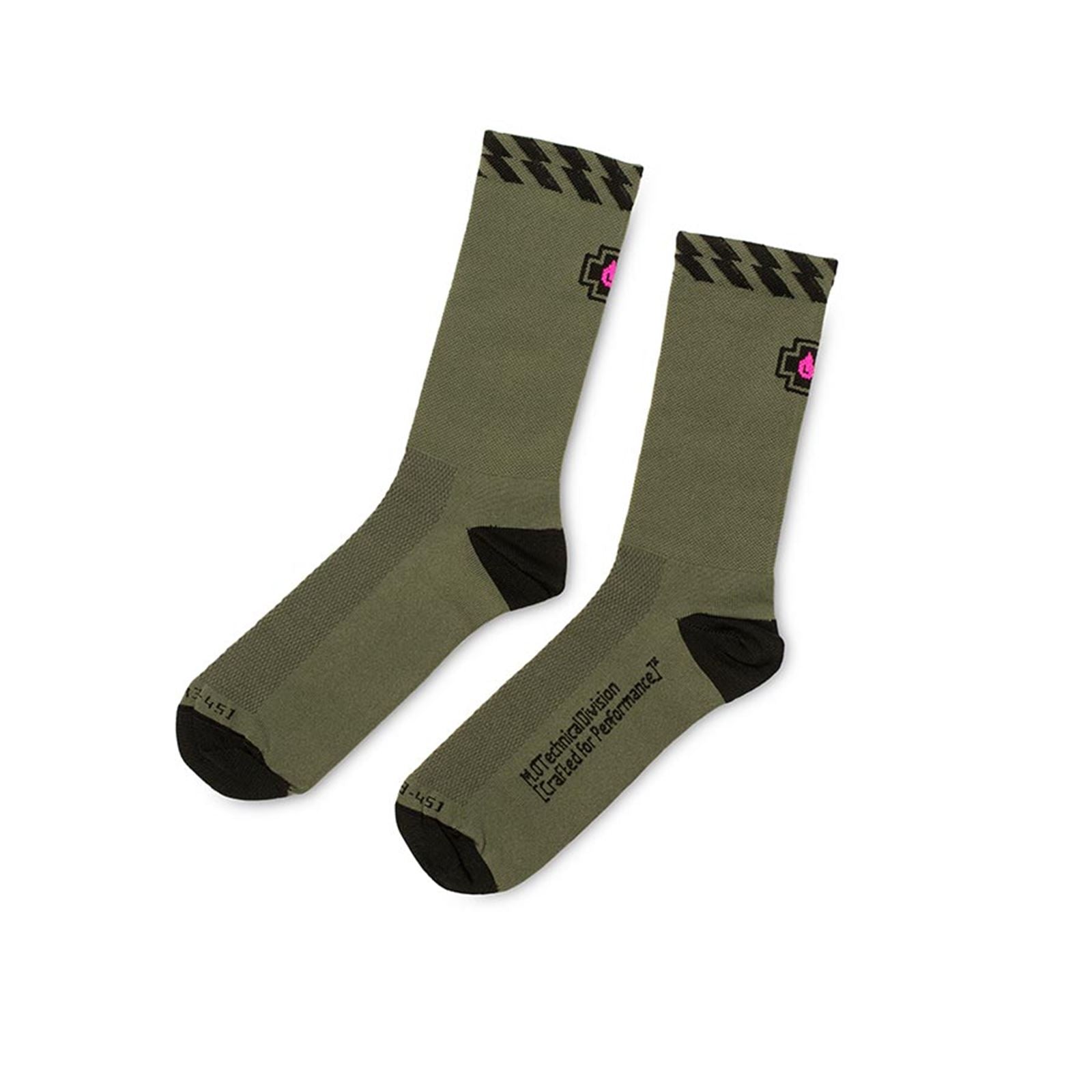 Muc-Off Technical Riders Socks - Green - Small [MPN: 20462]_1124519