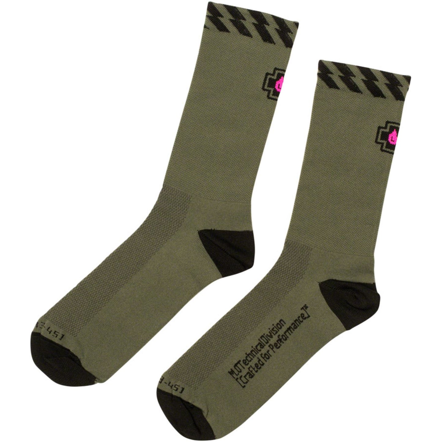 Muc-Off Technical Riders Socks - Green - Small [MPN: 20462]_1297287