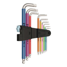 Wera 3950 SPKL Hex Wrench Multicolor Long Arm Hex Set - 9-Pieces [MPN: 05022669001]_1125231