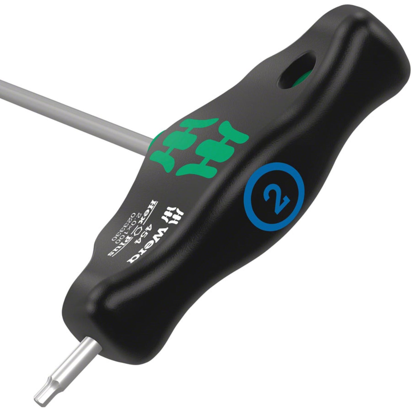 Wera 454 T-Handle Hex-Plus Wrench - 2.0 x100mm Metric [MPN: 05023330001]_1277913