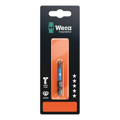 Wera 840/4 IMP DC Impactor Bits SB - Hex-Plus 4.0 x 50mm [MPN: 05073944001]_1125243