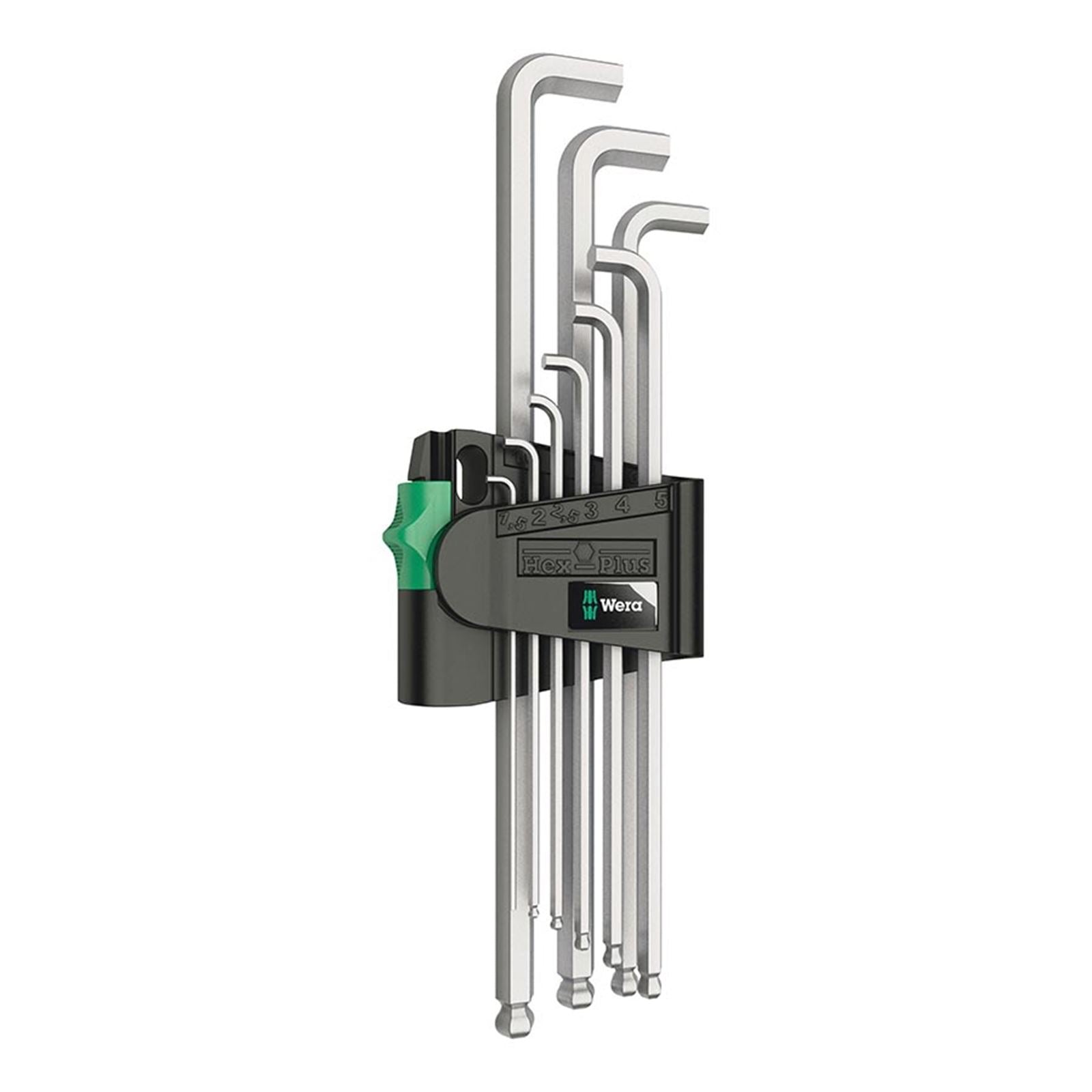 Wera 950 PKLS Stubby Hex Wrench Set Short Reach Metric - 9-Pieces [MPN: 05073594001]_1125303