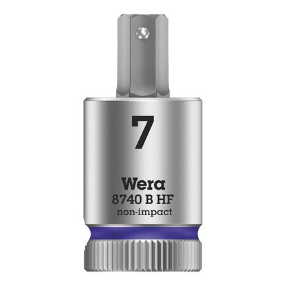 Wera 8740B HF Zyklop 3/8'' Drive Hex 7.0 x 38.5mm with HF [MPN: 05003037001]_1125319