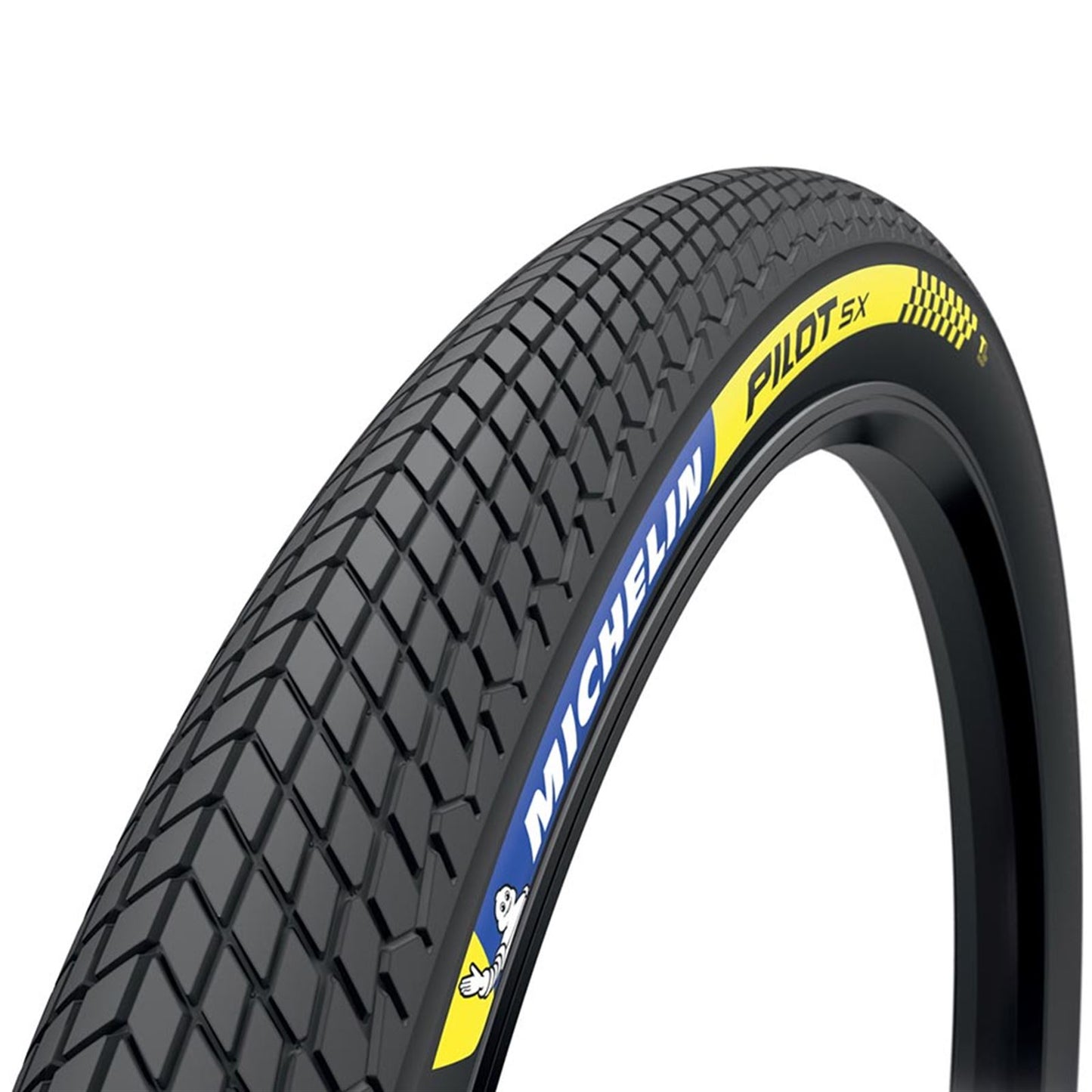 Michelin - Bicycle Pilot SX Bike Tire 20''x1.70 60TPI - Black 37241_1125347