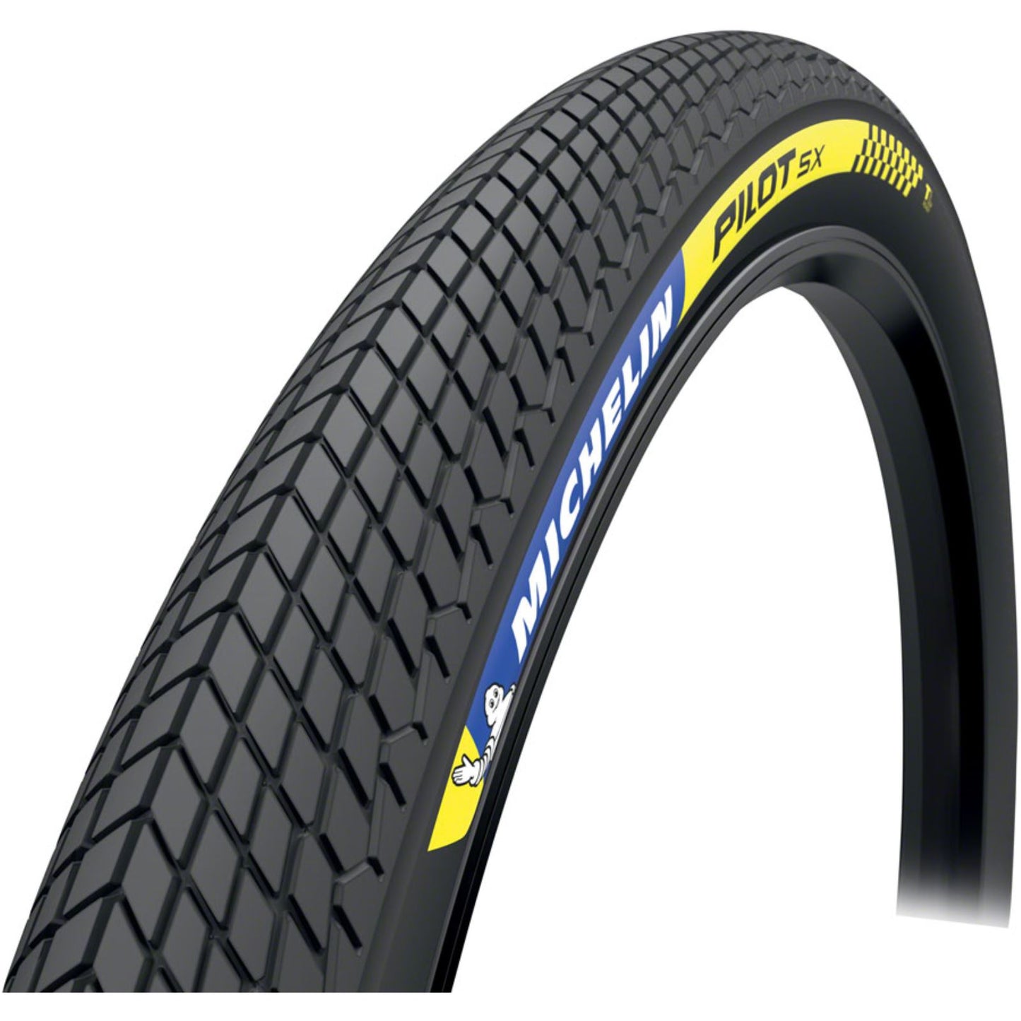 Michelin - Bicycle Pilot SX Bike Tire 20''x1.70 60TPI - Black 37241_1340427