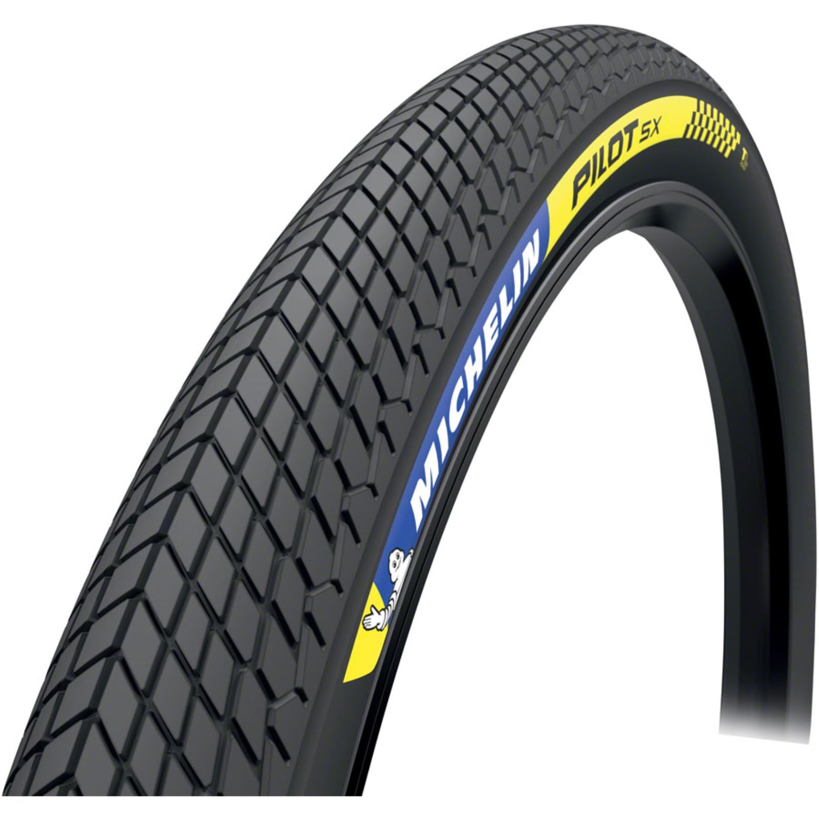 Michelin - Bicycle Pilot SX Bike Tire 20''x1.70 60TPI - Black 37241_1340427