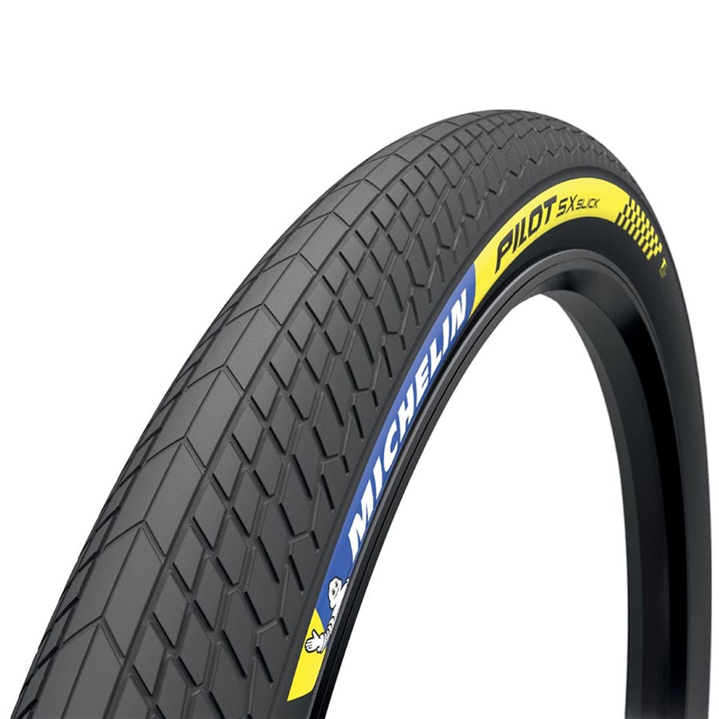 Michelin - Bicycle Pilot SX Slick Bike Tire 20''x1.70 60TPI - Black 26906_1125348