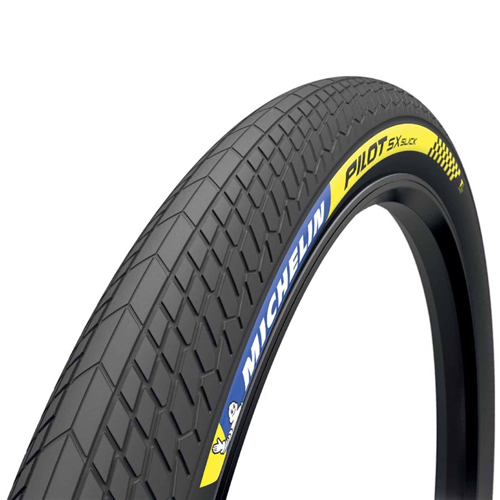 Michelin - Bicycle Pilot SX Slick Bike Tire 20''x1.70 60TPI - Black 26906_1125348
