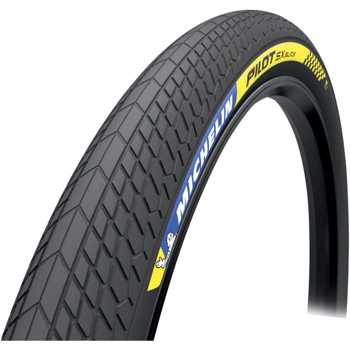Michelin - Bicycle Pilot SX Slick Bike Tire 20''x1.70 60TPI - Black 26906_1340497