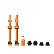 Muc-Off V2 Tubeless Valve Presta 60mm - Orange - Pair [MPN: 20431]_1125377