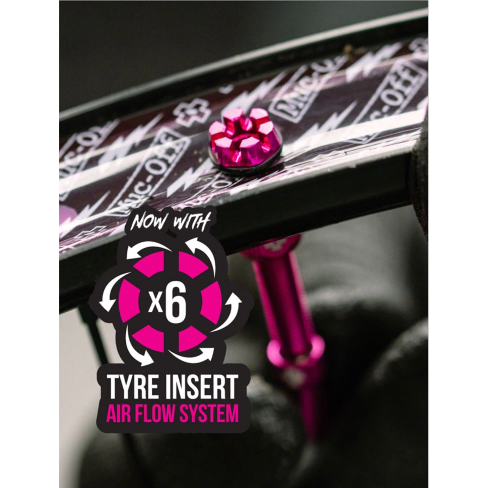 Muc-Off V2 Tubeless Valve Presta 60mm - Purple - Pair [MPN: 20433]_1300179