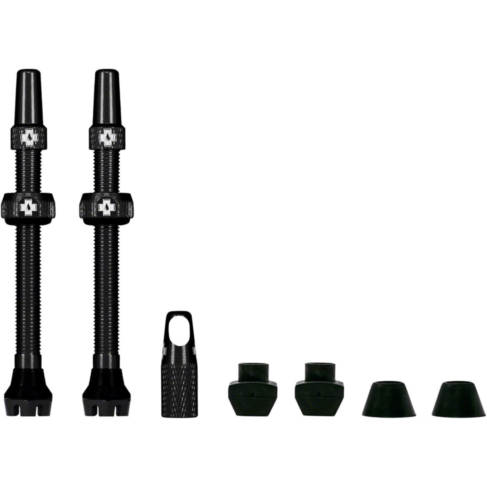 Muc-Off V2 Tubeless Valve Presta 80mm - Black - Pair [MPN: 20440]_1300110