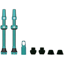 Muc-Off Tubeless Valve V2 Tubeless Valve Presta 60mm - Turquoise - Pair [MPN: 20552]_1351397