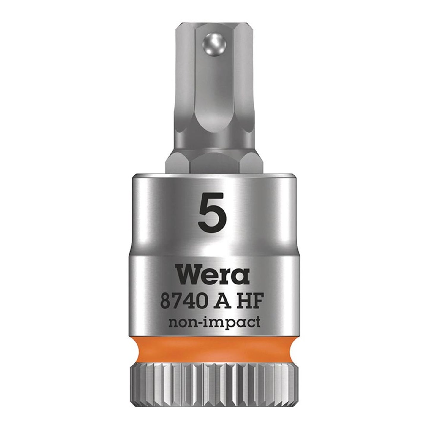 Wera 8740A HF Zyklop 1/4'' Drive Hex 5.0 x 28mm with HF [MPN: 05003335001]_1125461