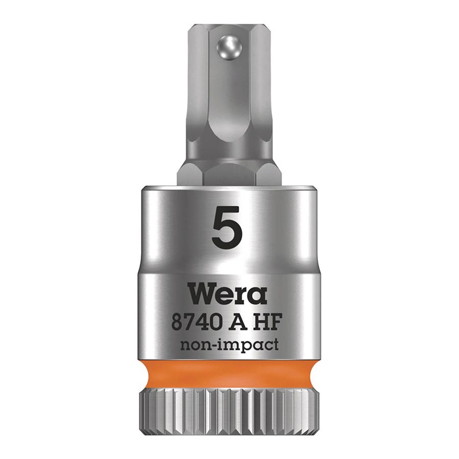 Wera 8740A HF Zyklop 1/4'' Drive Hex 5.0 x 28mm with HF [MPN: 05003335001]_1125461