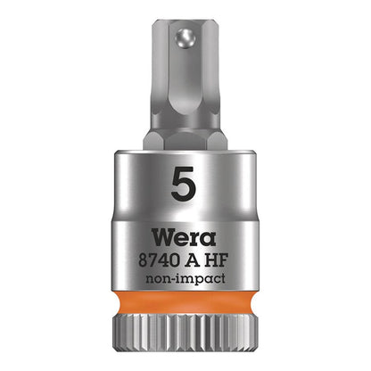 Wera 8740A HF Zyklop 1/4'' Drive Hex 5.0 x 28mm with HF [MPN: 05003335001]_1125461